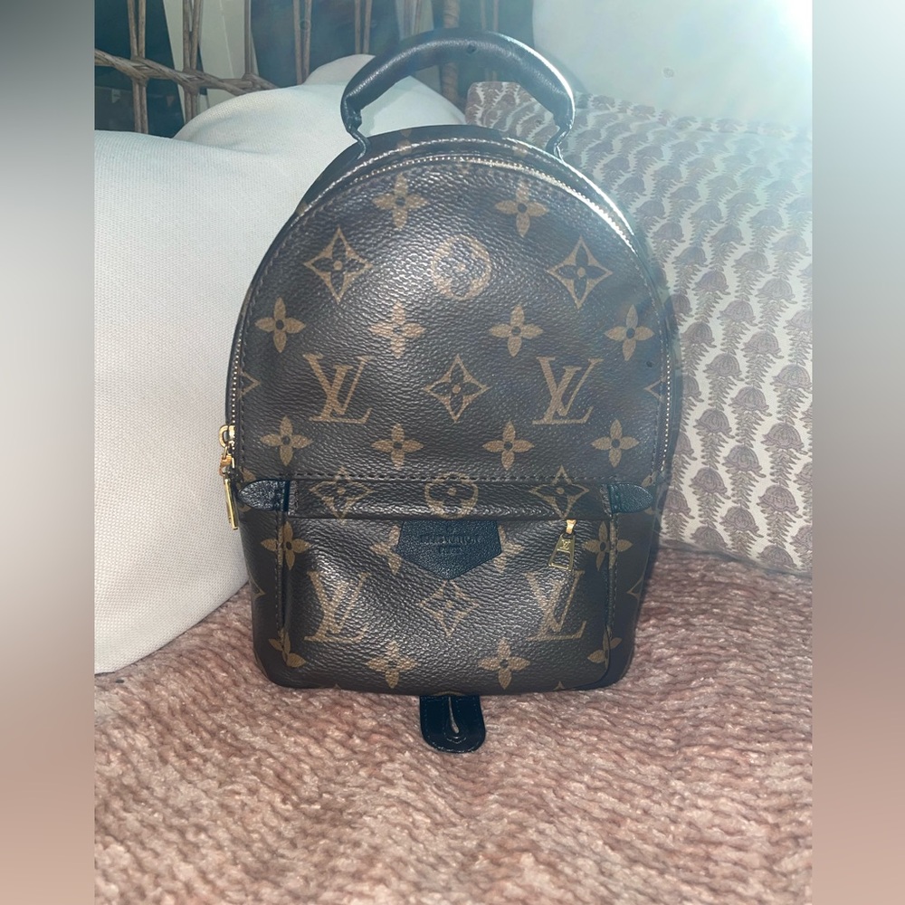 LV mini Palm springs backpack